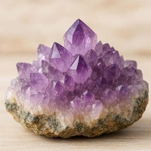 Crystal Gemstone Cluster Natural Decor Piece For Positive Energy